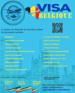 Visa Belgique / agence de voyage
