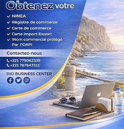 Carte commerçant et carte import-export