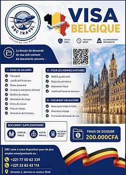 Visa Belgique / agence de voyage